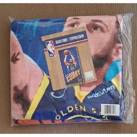 New Stephen Curry Golden State Warriors Beach Bath Pool Gift Towel NBA Team GSW - Picture 3 of 3